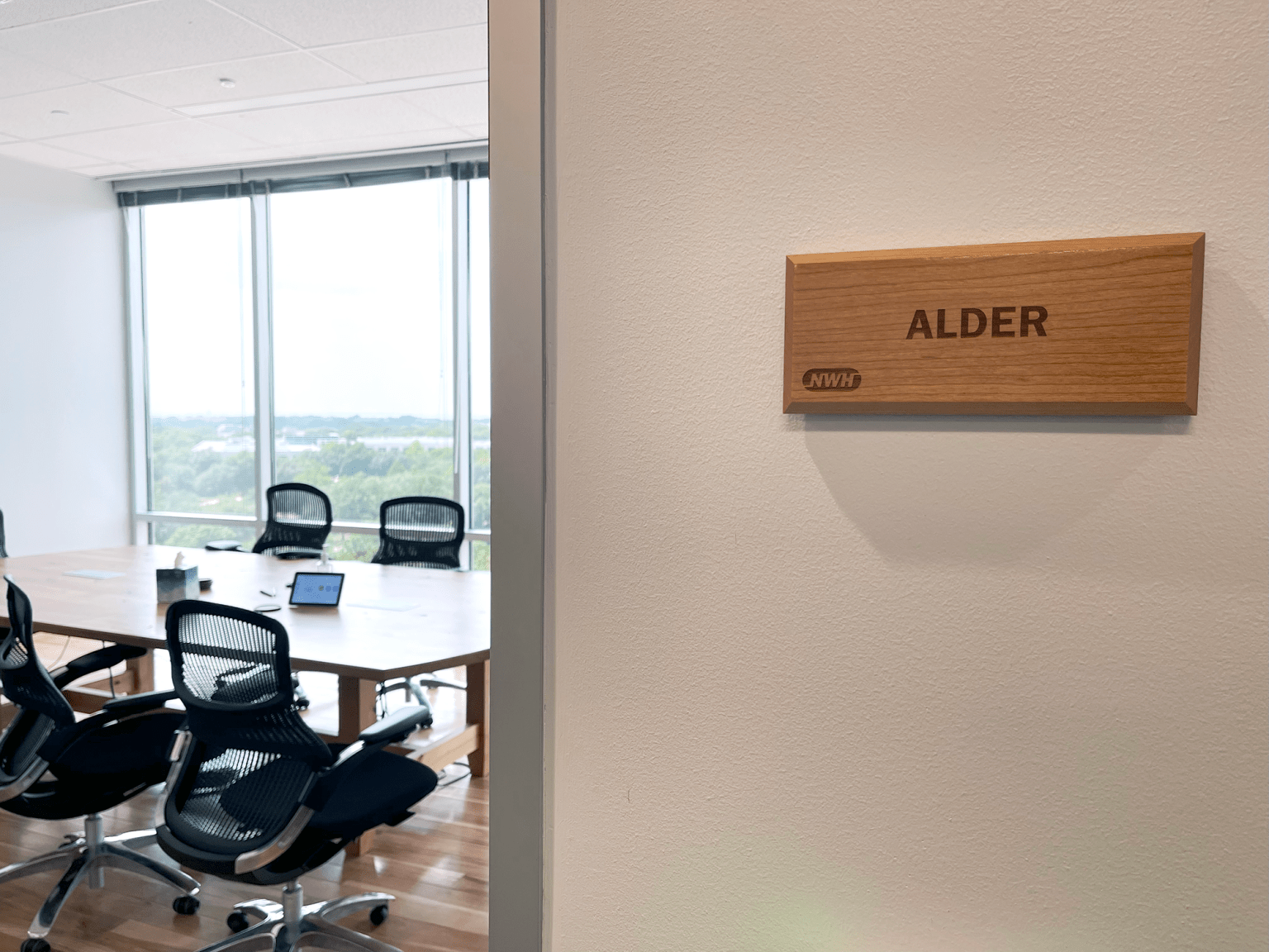 The Finishing Touches Special Nameplates Elevate NWH Headquarters