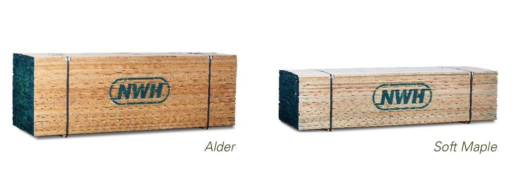 Alder-Soft Maple Hardwood Lumber Packs