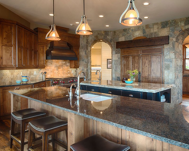 Alder Rustic Kitchen Cabinets