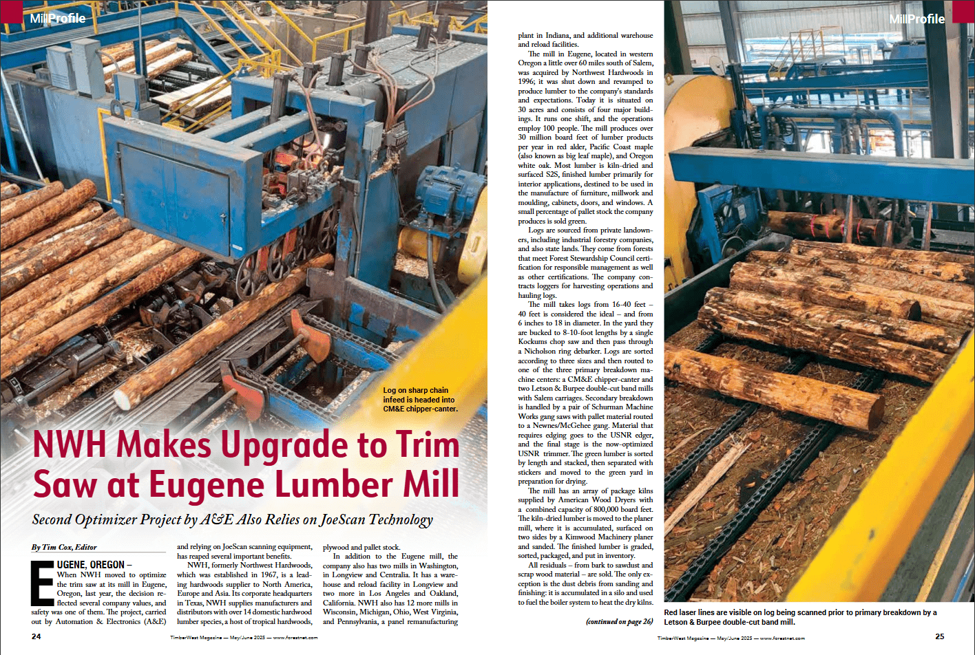 Eugene, OR - TimberWest Article