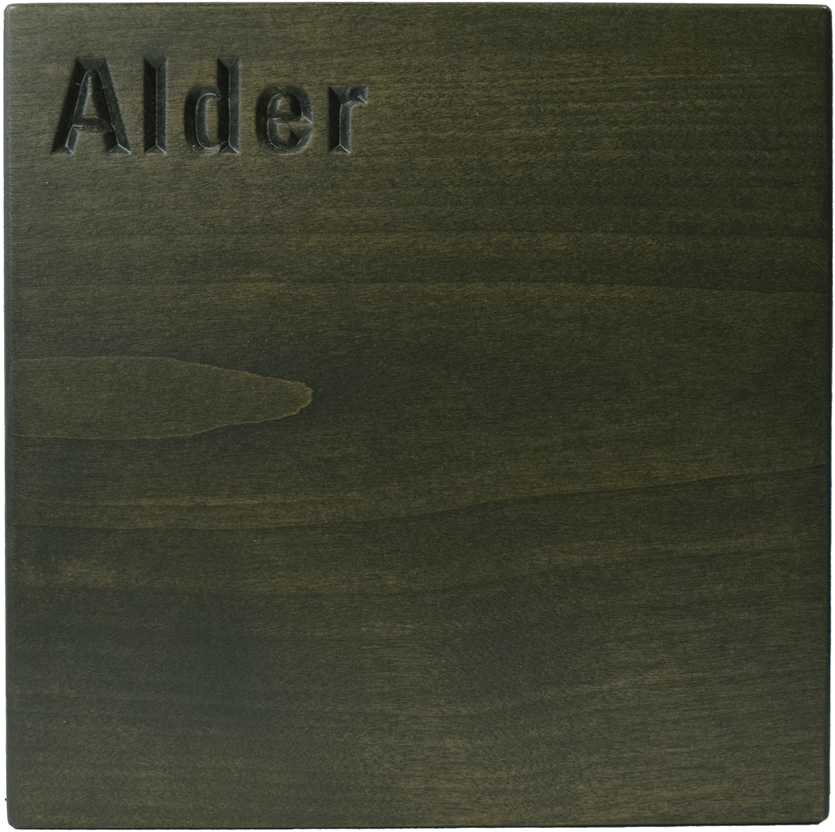 Alder – Green Stain Alder - Green Stain
