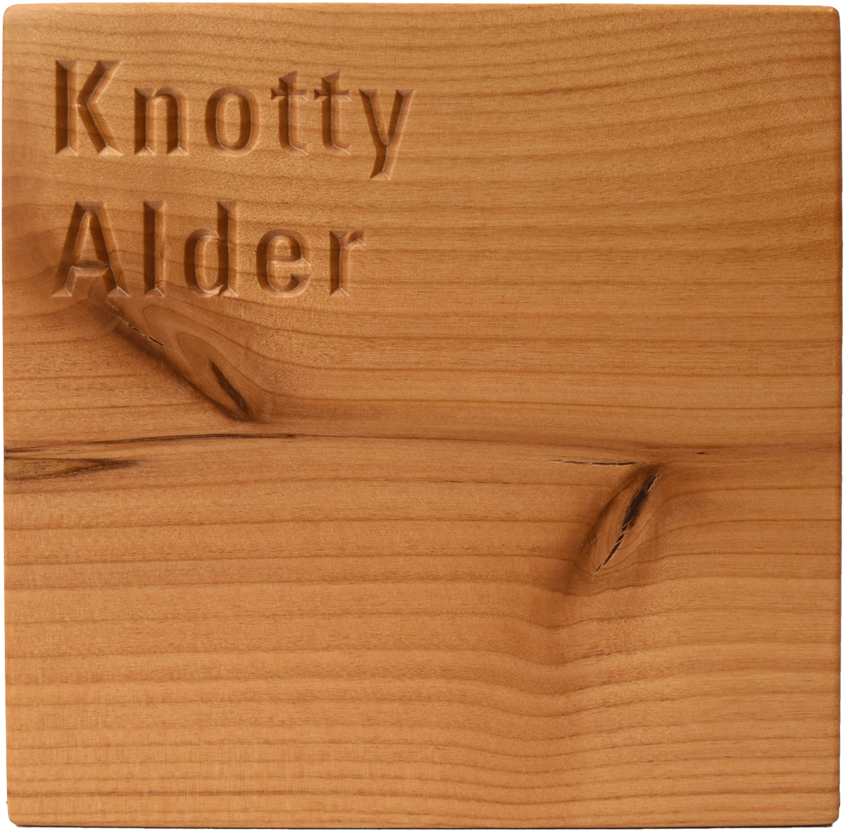 Knotty Alder-Natural Knotty Alder-Natural