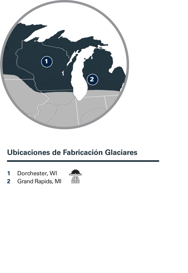 NWH Glacial Manufacturing Locations