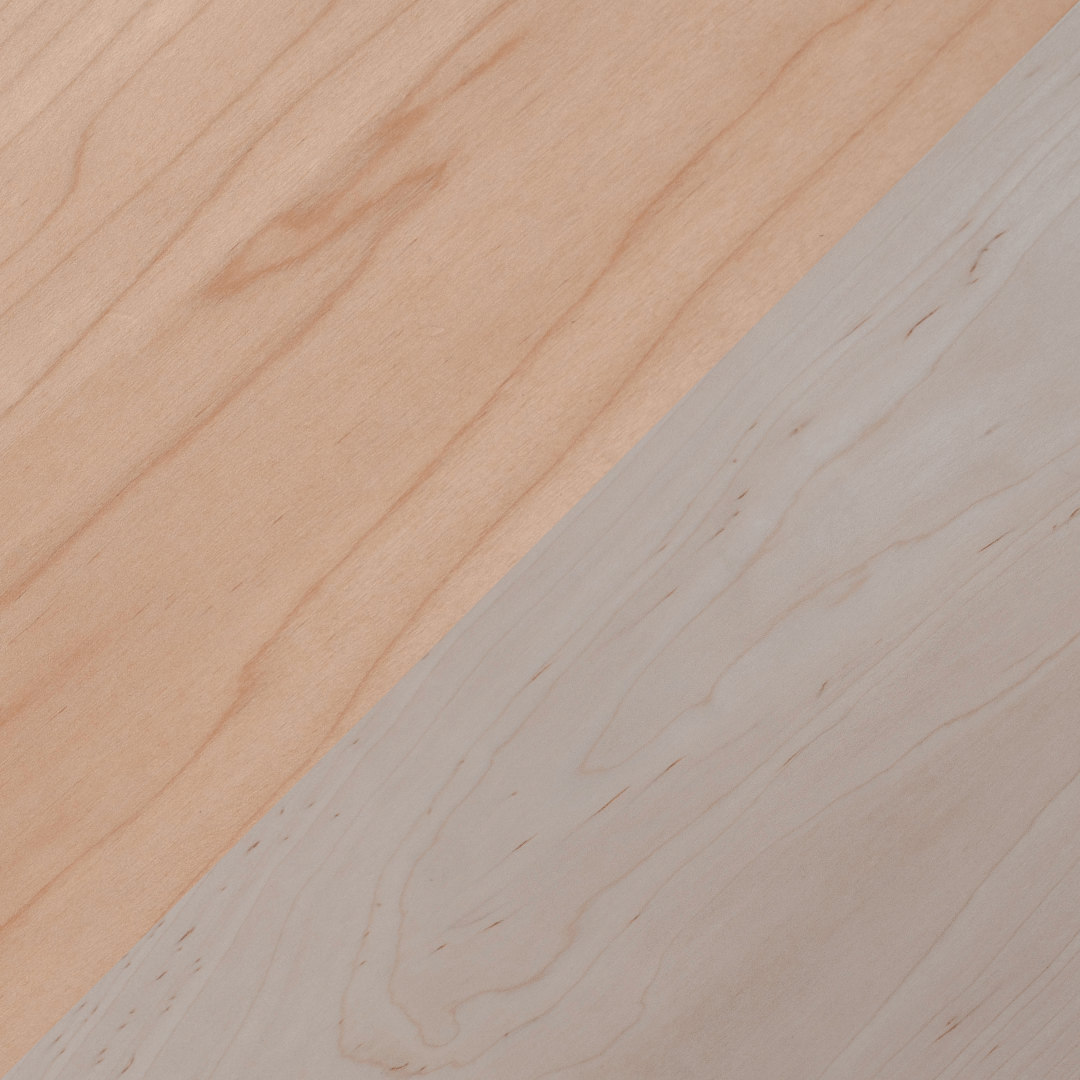 Comparison Swatches - PC Maple vs Soft Maple