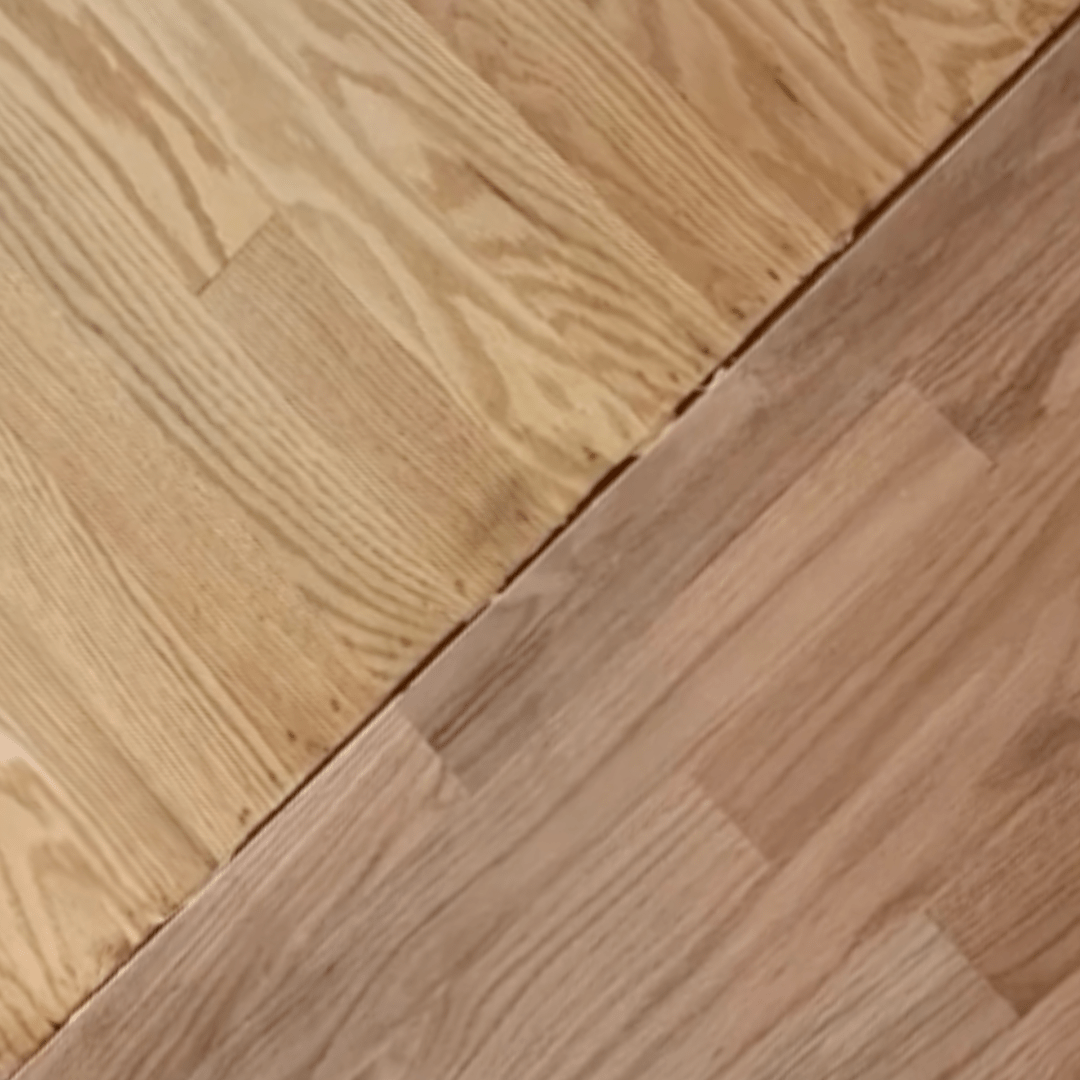 Comparison Swatches - Red Oak Northern vs Southern