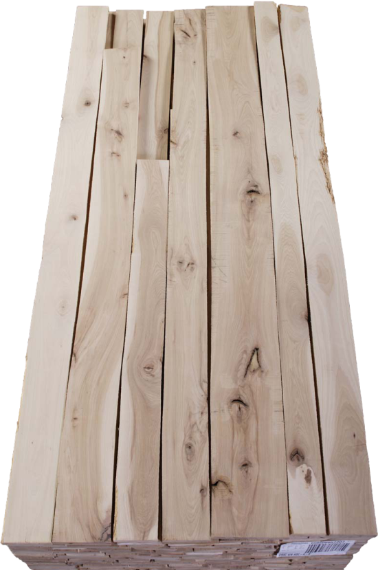 Glacial Hickory #2A Hardwood Lumber