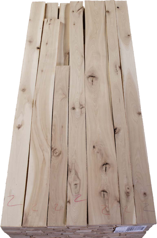 Glacial Hickory #2A Hardwood Lumber