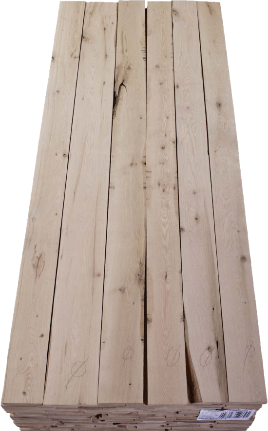 Glacial Rustic Red Oak Hardwood Lumber